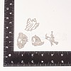 10Pcs 5 Style 201 Stainless Steel Pendants FIND-SZ0002-29-8