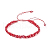 Baking Paint Glass Seed Beaded Bracelets BJEW-MZ00155-05-2