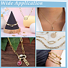 Unicraftale 4Pcs 2 Colors Brass Micro Pave Clear Cubic Zirconia Screw Carabiner Lock Charms FIND-UN0004-44-6