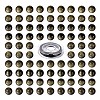 100Pcs 8mm Natural Golden Sheen Obsidian Round Beads DIY-LS0002-42-2