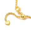 2mm Rack Plating Brass Rope Chain Adjustable Slider Necklaces for Women Men MAK-L044-06G-2