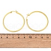 Brass Hoop Earrings for Women EJEW-I270-13B-G-5