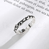 Music Score Brass Cuff Rings for Women FS-WG0670D-01-2