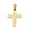 304 Stainless Steel Pendants STAS-CJ0001-129-1