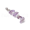 10Pcs 10 Styles Natural & Synthetic Mixed Gemstone Chip Electroplate Non-magnetic Synthetic Hematite Beaded Pendants PALLOY-JF03856-4