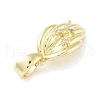 Brass Micro Pave Cubic Zirconia Pendants KK-F877-19G-2