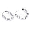 316 Surgical Stainless Steel Hoop Earrings Findings STAS-N097-055P-3
