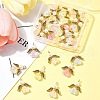 30Pcs Heart Acrylic Pendants PALLOY-FS00024-10