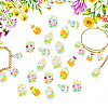 45Pcs 9 Styles Rack Plating Alloy Pendants ENAM-CJ0004-99-3