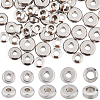 SUNNYCLUE 240Pcs 3 Styles 304 Stainless Steel Spacer Beads STAS-SC0006-72-1