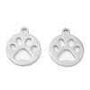 Non-Tarnish 201 Stainless Steel Pendants STAS-D451-19P-1