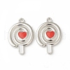 Alloy Enamel Charms PALLOY-P291-18A-P-2
