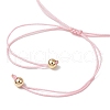 Glass Seed Beaded Braided Beads Bracelets BJEW-MZ00182-04-5