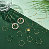 Unicraftale 200Pcs Brass Linking Rings UNKW-UN0002-99A-2