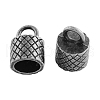 Tibetan Style Alloy Cord Ends TIBEP-Q034-AS-NR-1