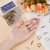 SUNNYCLUE 60Pcs 2 Colors Alloy Toggle Clasps FIND-SC0009-17-3