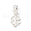 925 Sterling Silver Clover European Dangle Charms STER-H115-09S-1