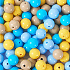 Opaque Acrylic Beads OACR-TAC0014-06J-3