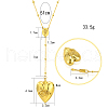 Brass Snake Heart Rosary Urn Ashes Necklaces FS-WG49FBC-01-5