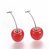 304 Stainless Steel Ear Studs EJEW-G252-01-2
