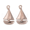 Alloy Pendants TIBEP-Q076-042RG-RS-2
