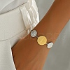 Stainless Steel Round Link Bracelets for Women FF1635-1-3