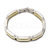 304 Stainless Steel Link Chain Bracelets for Women Men BJEW-R018-09GP-4
