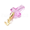 Transparent Acrylic Pendants PALLOY-JF03998-02-5