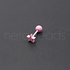 Baking Painted 316L Surgical Stainless Steel Cartilage Earrings FS-WGA64E6-07-1