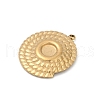 304 Stainless Steel Pendant Cabochon Settings STAS-P383-10G-2