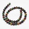 Natural Tiger Eye Beads Strands G-N0224-02-8mm-2