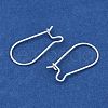 925 Sterling Silver Hoop Earrings X-STER-S002-55-2