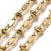 Ion Plating(IP) 304 Stainless Steel knot with Oval Link Chains CHS-S012-04G-1