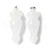 Natural Quartz Crystal Pendants G-C187-01I-1