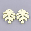 Painted Poplar Wood Pendants X-WOOD-S045-067A-2