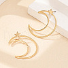 Star with Moon Alloy Stud Earrings FS-WGC80EF-01-2
