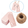 Jewelry Display Kraft Paper Price Tags and Jute Twine CDIS-TA0001-06D-15