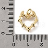 Brass Micro Pave Cubic Zirconia Pendants KK-U072-01A-G-3