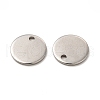 Non-Tarnish 304 Stainless Steel Charms STAS-L207-24B-P-2