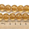 Handmade Gold Sand Lampwork Beads Strands LAMP-L079-06C-4