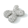 Rack Plating Brass Clear Cubic Zirconia Pendants KK-S378-01P-X-2