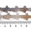 Natural Grey Agate Beads Strands G-I369-A19-02-5