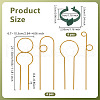 Olycraft 1 Set Iron Trellis AJEW-OC0005-71G-2