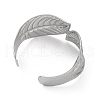 304 Stainless Steel Cuff Bnagles for Women BJEW-G729-04P-3