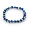 Electroplate Glass Stretch Bracelets BJEW-JB04017-04-1
