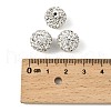 Polymer Clay Rhinestone Beads X-RB-C1438-12mm-A01-2