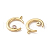304 Stainless Steel Pendants STAS-L022-380G-02G-2