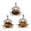 Rack Plating Brass Pendants G-Z033-10P-03-1