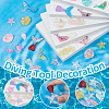 SUPERFINDINGS 35Pcs 35 Styles Translucent Resin Sea Animal Decoden Cabochons RESI-FH0001-63-5
