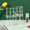 Acrylic Earring Display Stands EDIS-WH0030-01-4